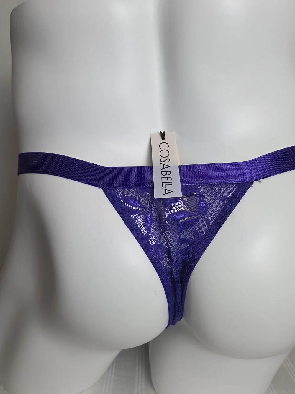 Cosabella Men's Italian Thong Briefs in Violett